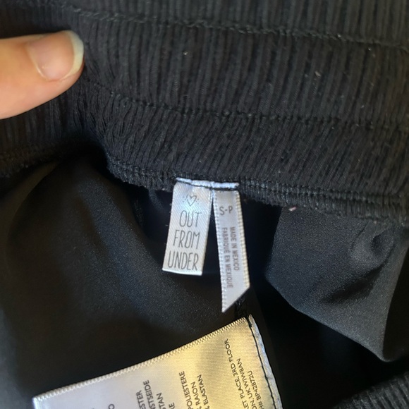 Urban Outfitters Black Drawstring Track Pants - Picture 2 of 3